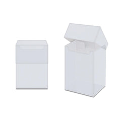Ultra PRO PRO 80+ deck box white closed for secure portable card storage.
