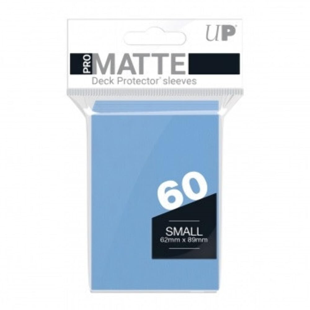 Ultra PRO Pro-Matte Sleeves Light Blue Small protect Yu-Gi-Oh cards from glare and scratches