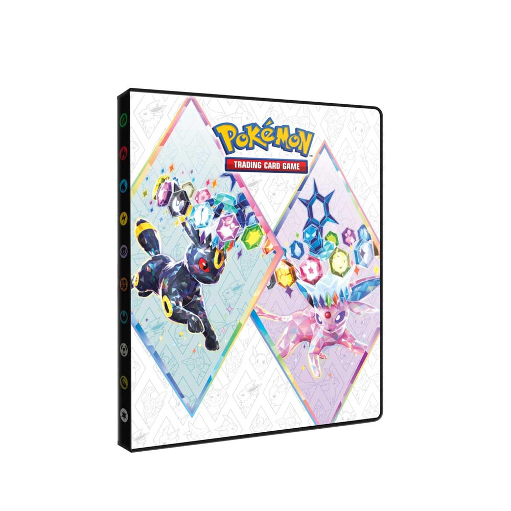 Ultra PRO Scarlet & Violet 4-Pocket Portfolio cover art featuring Terestallized Eeveelutions for display appeal