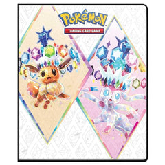 Ultra PRO Scarlet & Violet 9-Pocket Portfolio with Sylveon cover art for organized collection.