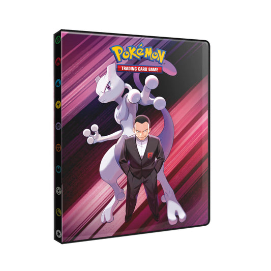Ultra Pro Scarlet & Violet Destined Rivals portfolio back cover showing Murkrow and friends for flair.