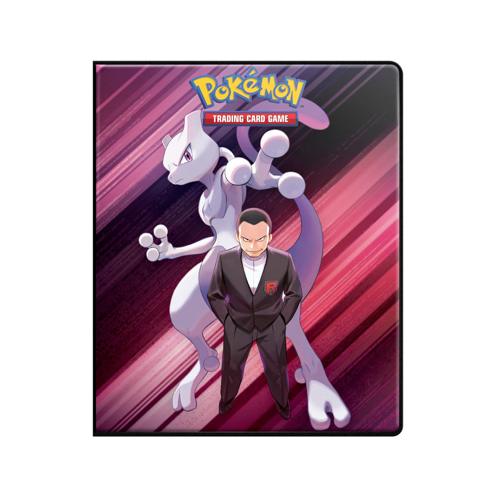 Ultra Pro Scarlet & Violet Destined Rivals portfolio cover with bold villains for display-worthy storage.