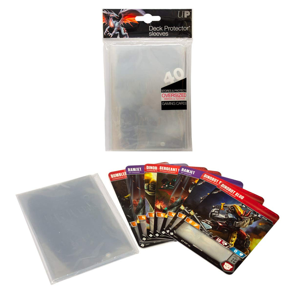 Ultra Pro SG B07JHZBVQ9 US oversized clear top loading deck for safe, easy display of collectibles