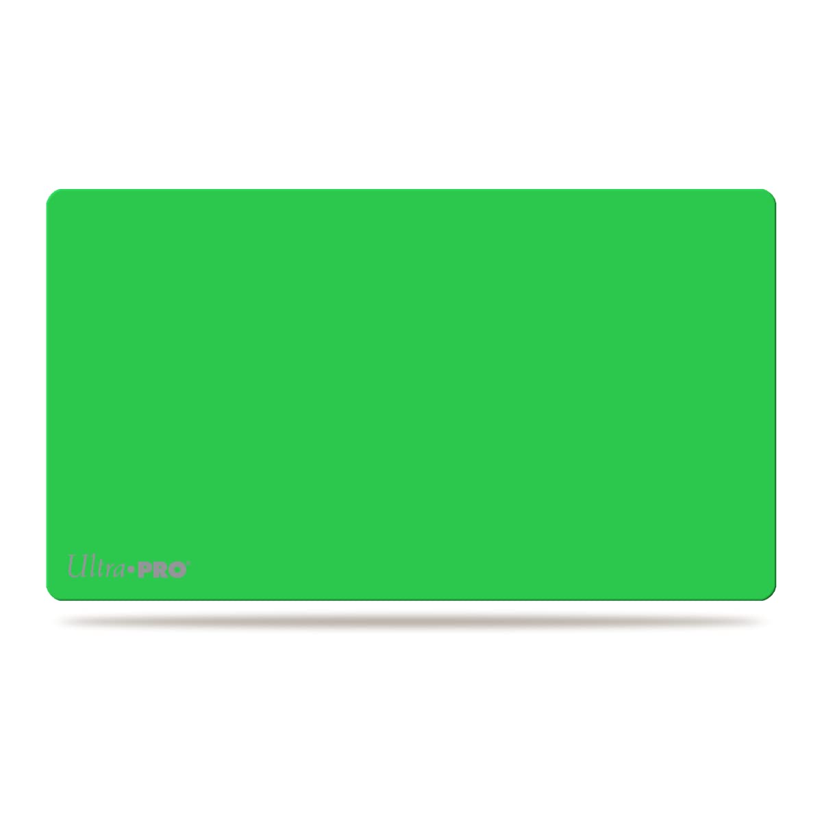 Ultra Pro lime green play mat for card games protects surfaces and keeps items clean