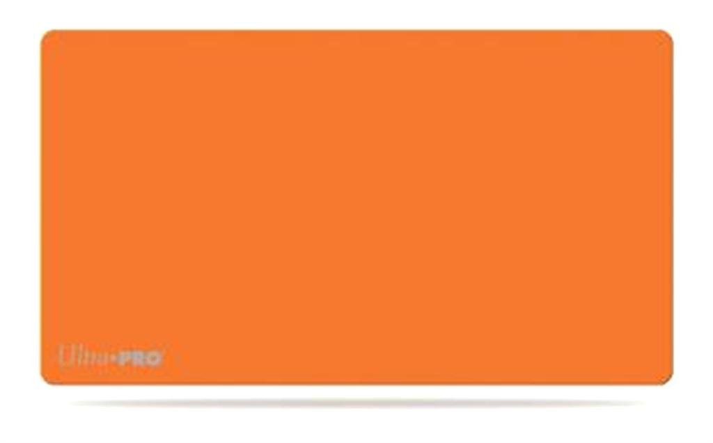 Ultra Pro Solid Orange Play Mat with a clean, soft surface for card games and crafts.