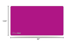 Ultra Pro Solid Pink Play Mat with rubber bottom prevents slipping.