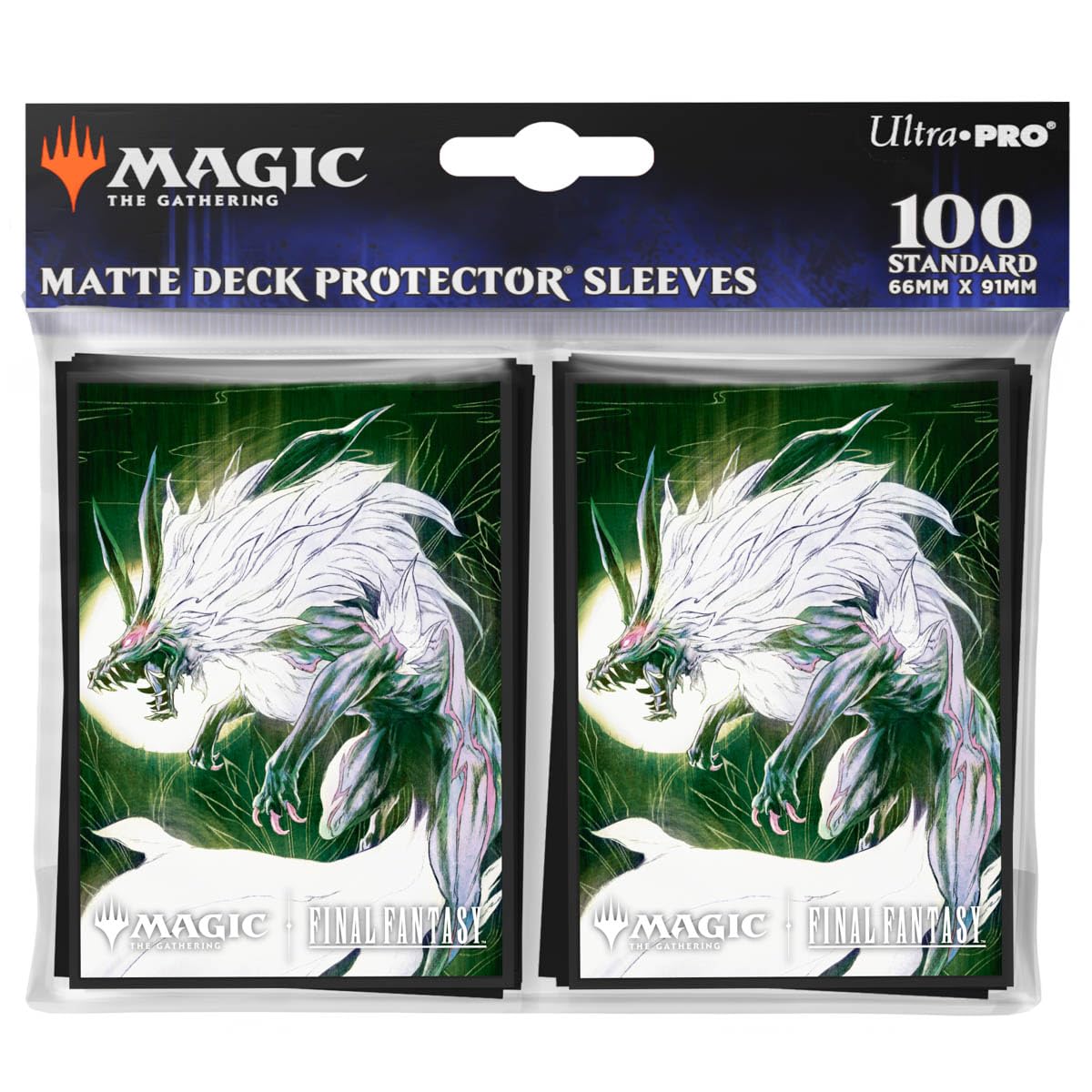 Ultra PRO Final Fantasy Fenrir artwork on MTG sleeves for collectors