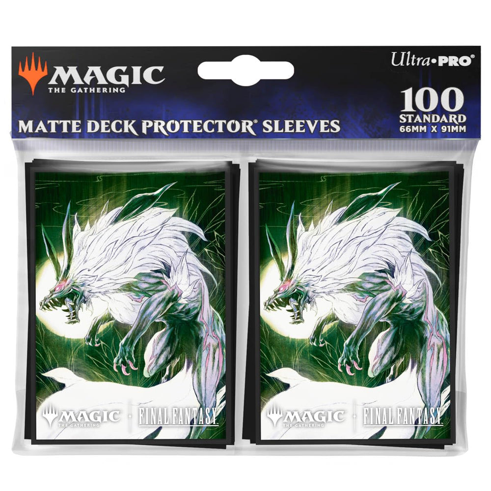 Ultra PRO Final Fantasy Fenrir artwork on MTG sleeves for collectors