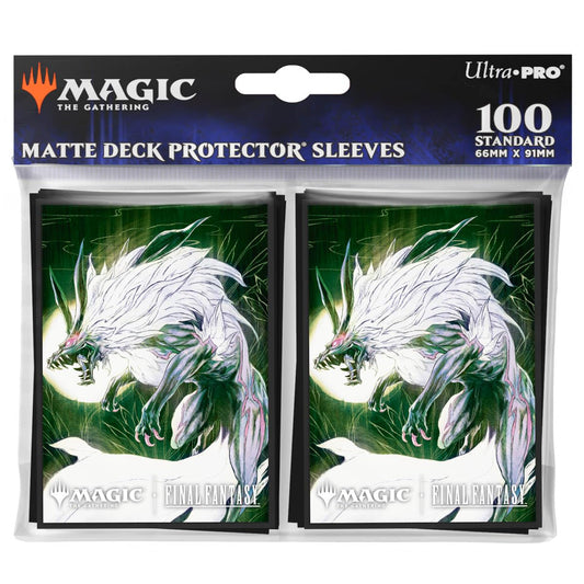 Ultra PRO Final Fantasy Fenrir artwork on MTG sleeves for collectors