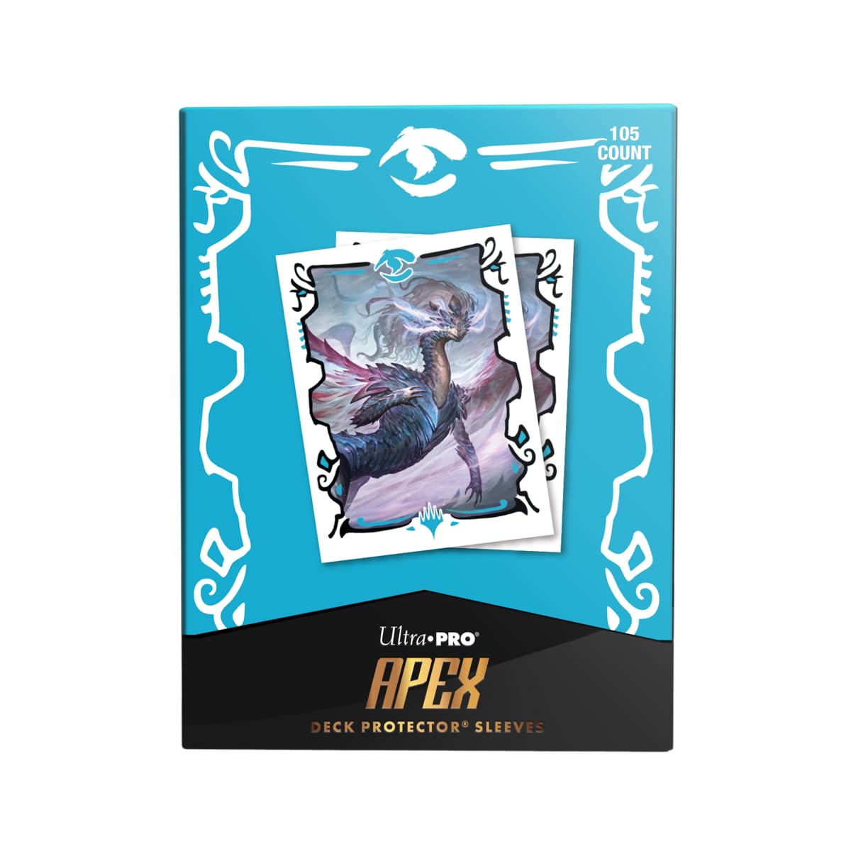 Ultra PRO Tarkir Dragonstorm Shiko sleeve front view showing gloss shine for foils