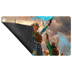 Ultra PRO Temur’s Roar playmat surface remains smooth for reliable card handling