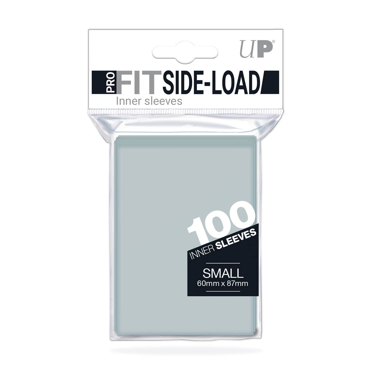 Ultra Pro UPR84650 side-load deck protector close-up protecting small cards.