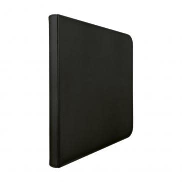 Ultra PRO Vivid 12-Pocket Zippered PRO-Binder uses acid-free materials to protect cards over time.
