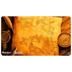 Ultra PRO World Map Playmat with Final Fantasy Universes Beyond art, ideal for MTG play and desk setup.