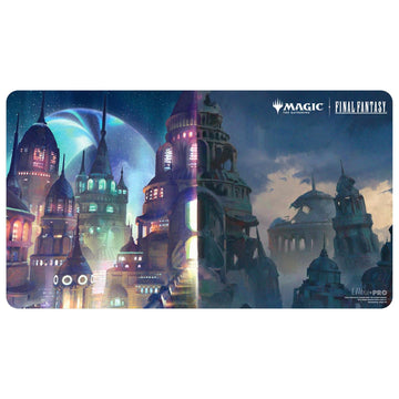 Ultra PRO Zanarkand Ancient Metropolis playmat with licensed MTG artwork for immersive sessions.