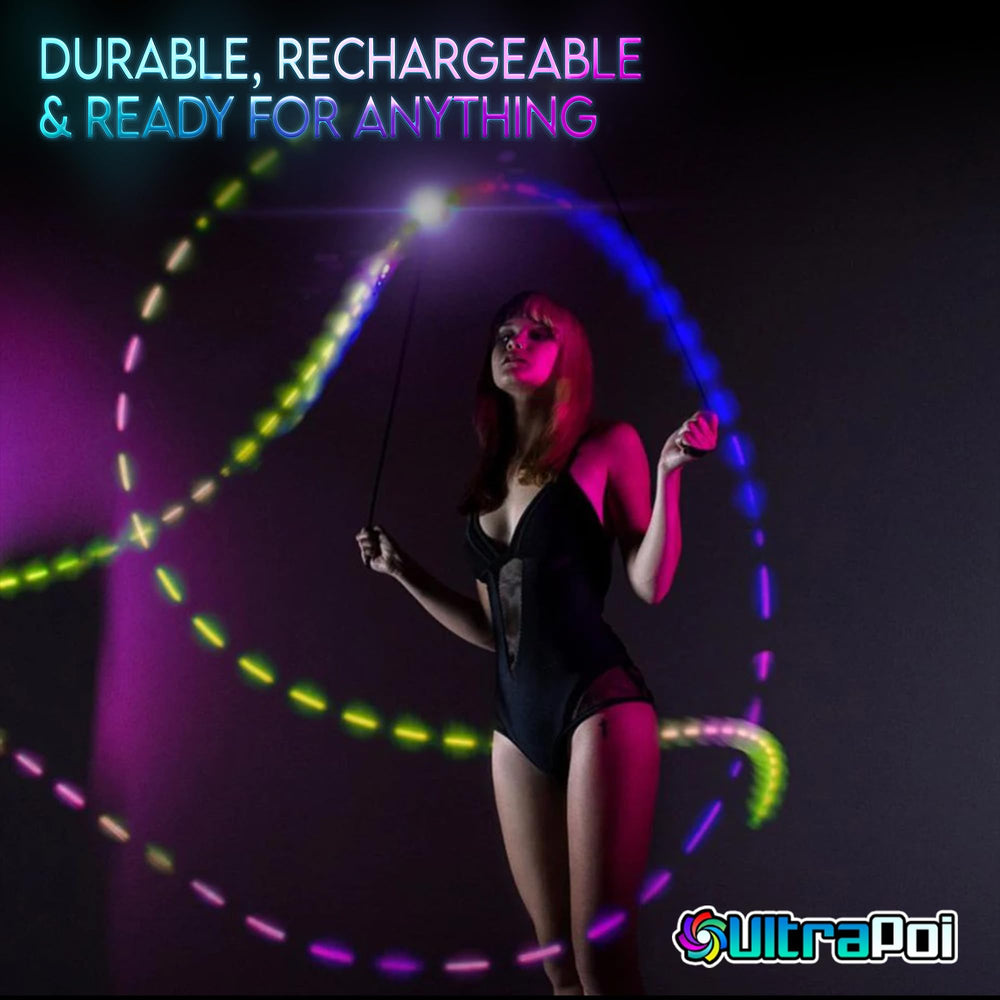 UltraPoi OrbPoi LED balls offer up to 12 hours of continuous glow.