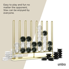 Umbra STAX on a desk doubles as decor and a quick game.