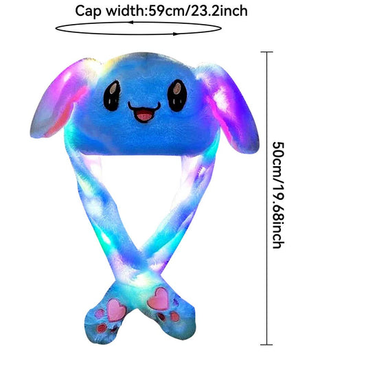 umbresen Bunny Hat ear movement activated by paw press for playful moments.