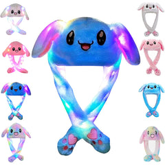 umbresen Bunny Hat with LED glow lighting for eye-catching cosplay and parties.