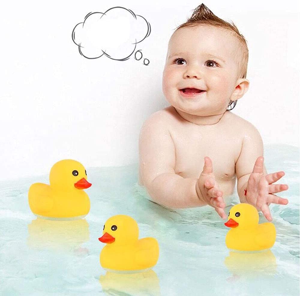 umbresen ducks squeak feature providing playful bath sensory cue