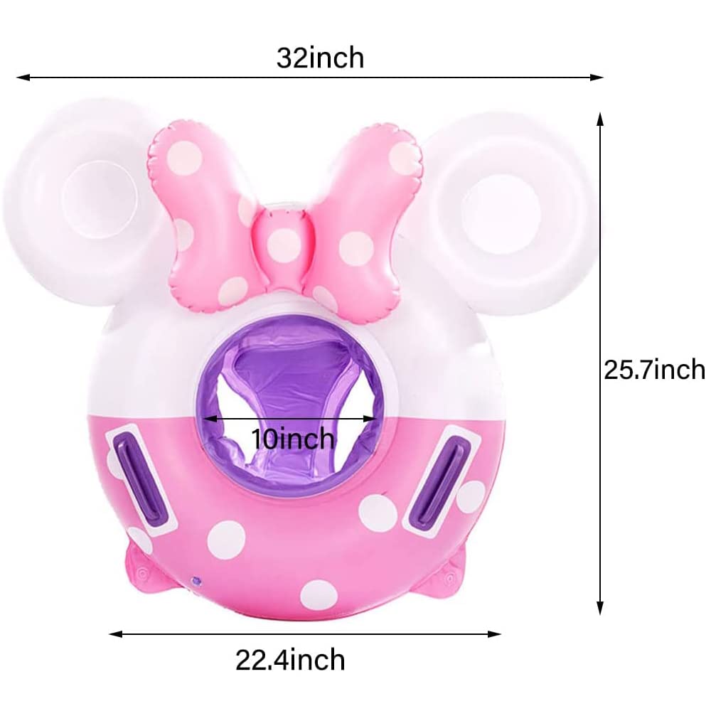 Umbresen inflatable swim ring seat cushion provides stable support for toddlers.