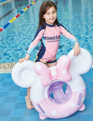 Umbresen photo-ready pool ring helps capture joyful tub or pool memories.