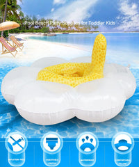 Umbresen inflatable swim ring supports toddlers' leg kicking and confidence