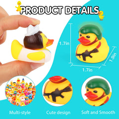 Cute character ducks ideal for decorations, gifts, and collectibles.
