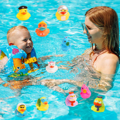 Umbresen ducks as whimsical party favors and carnival decor.