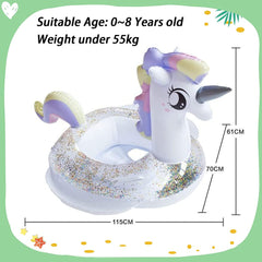 Umbresen toddler pool float, 56 cm, perfect for supervised kicks and practice swimming.