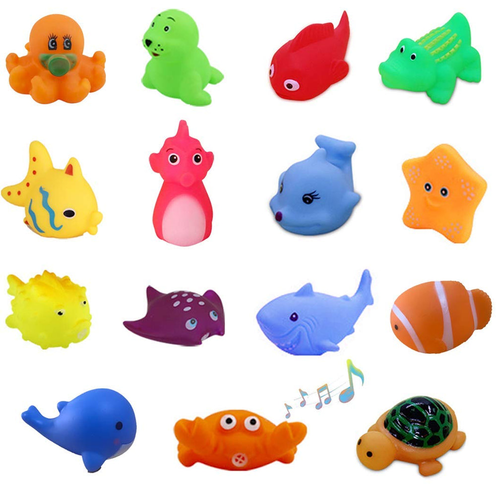 UMBWORLD bath toy dolphin floats upright for bath time fun