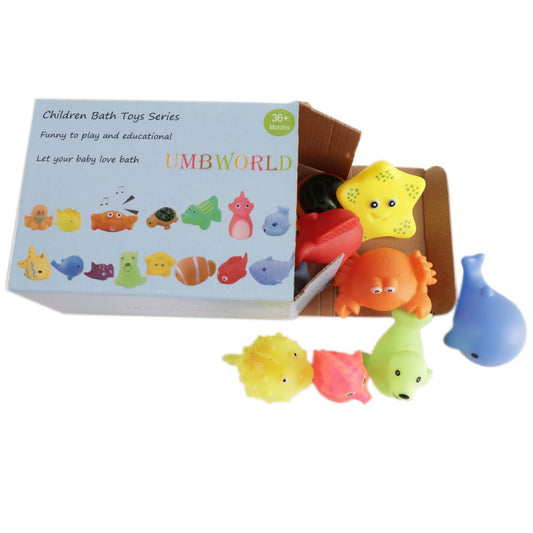 UMBWORLD bath toy seahorse encourages playful splashes and bathtub exploration
