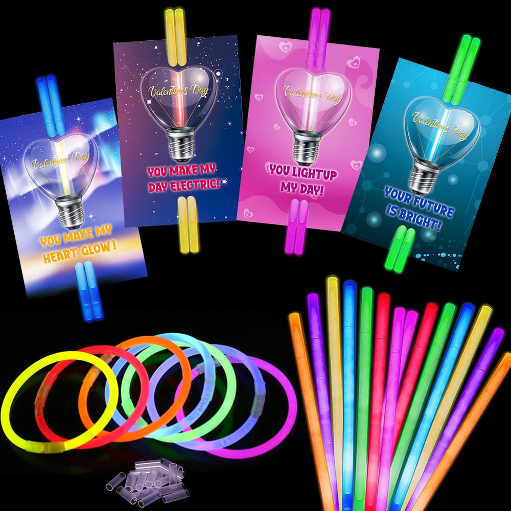 UMEELR glow sticks 50 pcs — colorful party favors for celebrations.