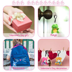 UMEELR hanging plush chain attachment, easy to attach to bags