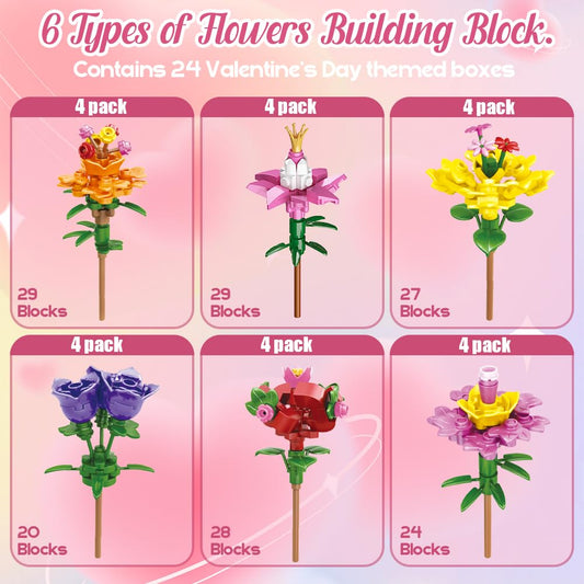 UMEELR bouquet blocks with instruction guide enabling quick classroom setup