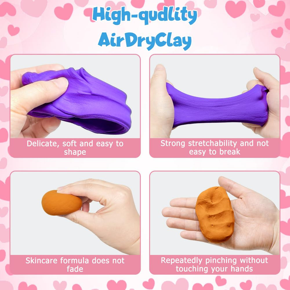 UMEELR soft non-sticky clay ideal for small hands and beginners.