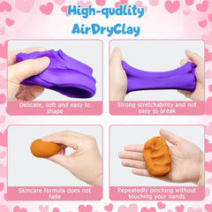 UMEELR soft non-sticky clay ideal for small hands and beginners.