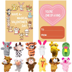 UMEELR Valentine finger puppet animals with vivid colors spark imaginative storytelling.