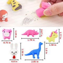 UMEELR 3D animal eraser features buildable pieces for hands-on learning