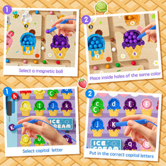 UMEREACT magnetic balls (55pcs) enable counting and sorting activities