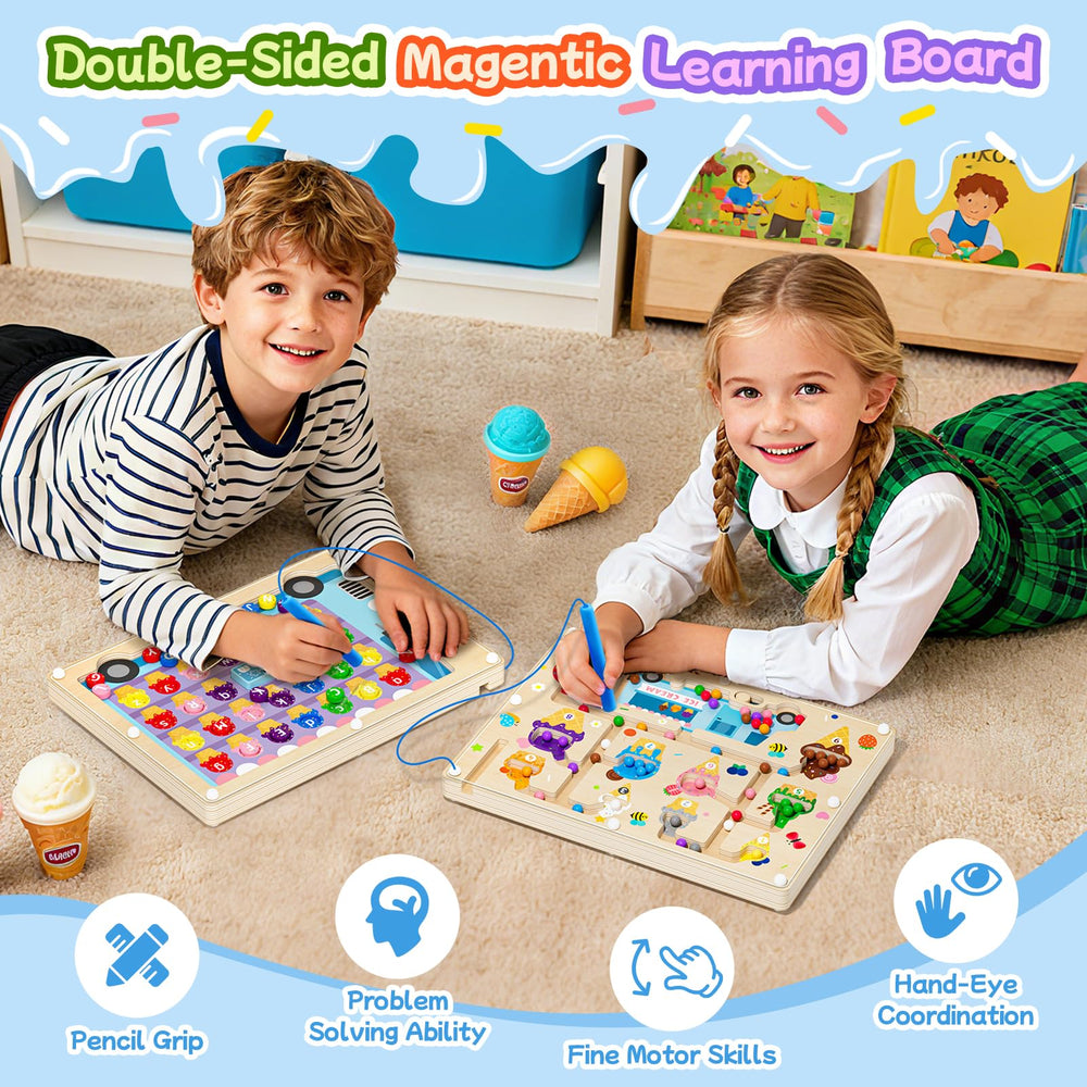 UMEREACT wooden board with smooth polished edges for safe play