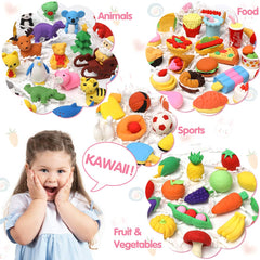 UMIKU take-apart puzzle erasers spark imagination during group activities.