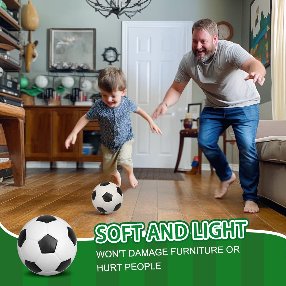 Umnodobn durable foam mini soccer ball withstands regular indoor use.