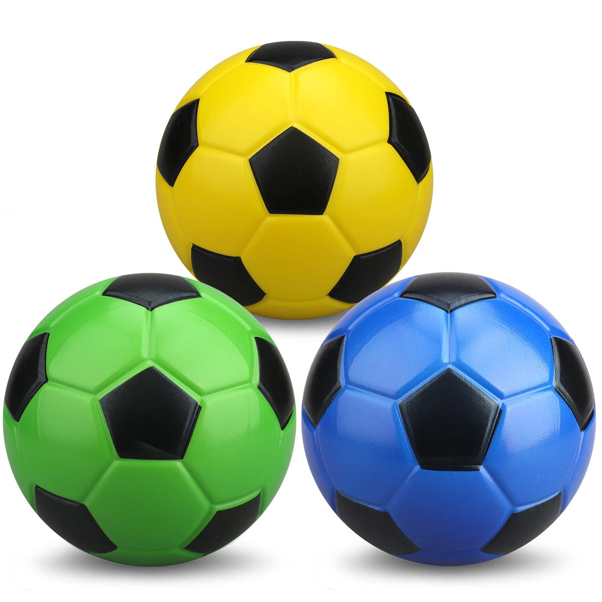 Umnodobn 5-inch foam soccer ball for indoor play, soft and safe.