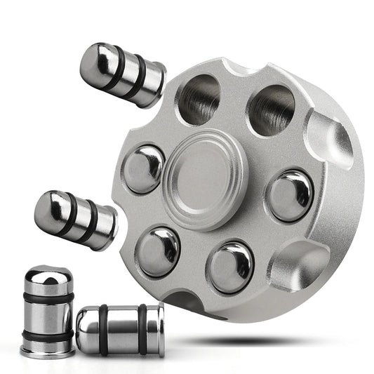 Umnodobn cool alloy spinner front view, sleek gear design for tactile focus