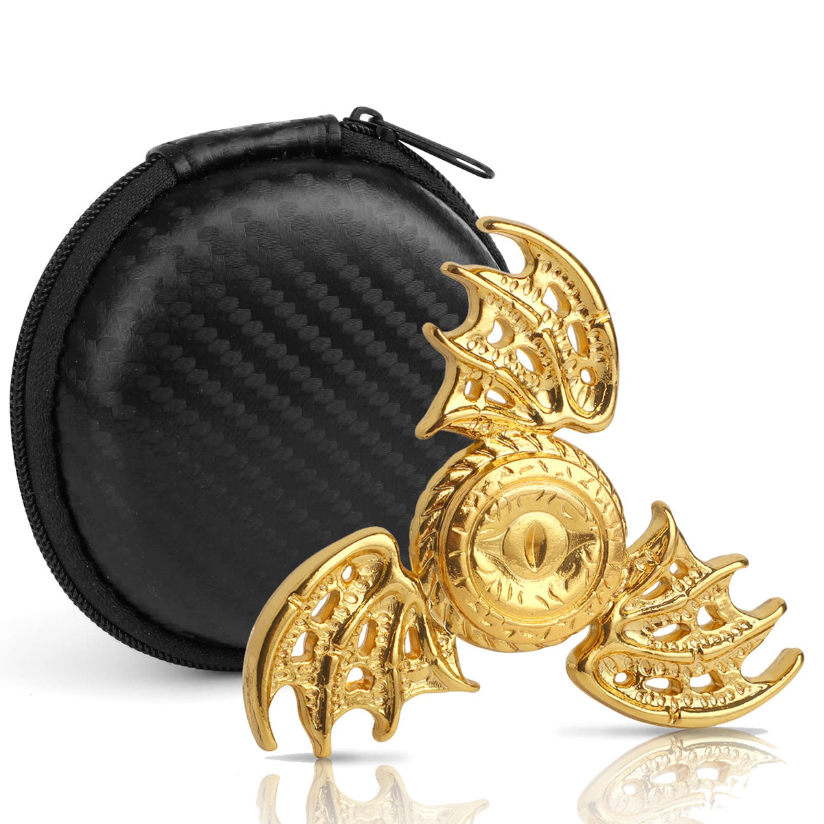 Umnodobn Dragon fidget spinner ceramic bearing closeup for smooth spins.