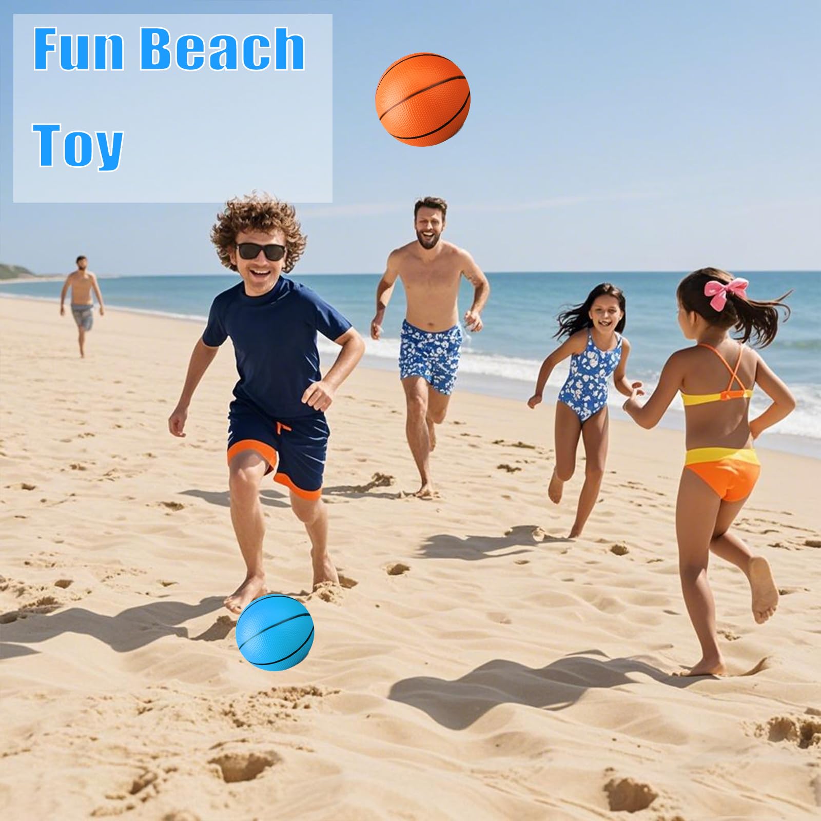Umnodobn kid-friendly foam basketball with easy grip for coordination