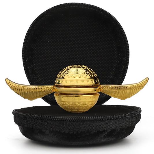 Umnodobn Gold Sphere Spinner closeup highlights premium alloy and smooth spin