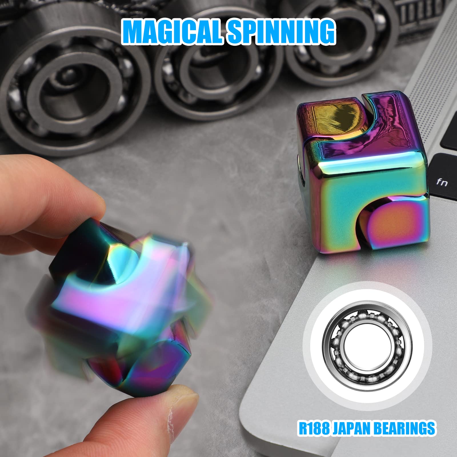 Umnodobn Infinity Gear 1.2-inch cube fits in hand