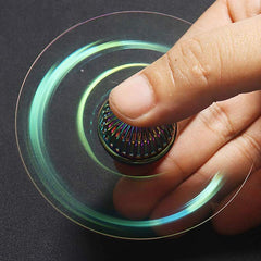Umnodobn Rainbow Orb Spinner exploded view showing premium aluminum body
